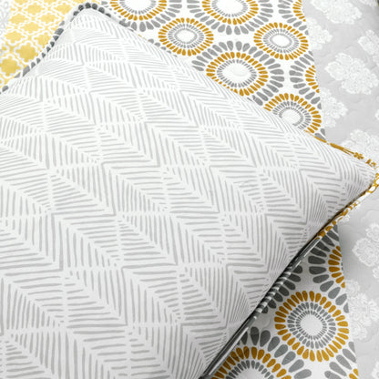 The Curated Nomad La Boheme 3-piece Striped Patterned Quilt Set