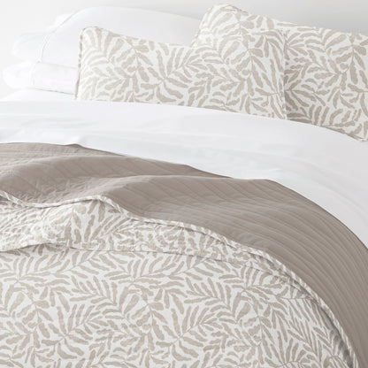 Becky Cameron All Season 3 Piece Reversible Patterned Quilt Set