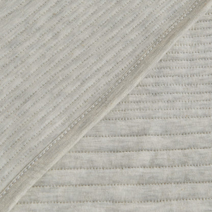 Linery & Co. Cotton Blend Jersey Knit Channel Stitch Quilt Set