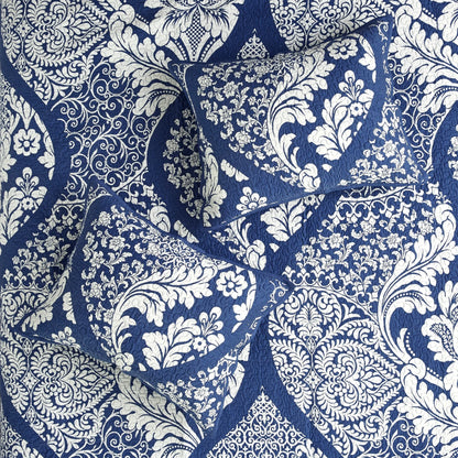 Madison Park Marcella 6 Piece Printed Cotton Quilt Set with Throw Pillows
