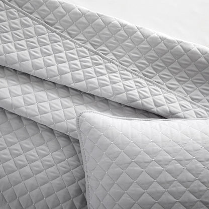 3-Piece Reversible Ultra Lighweight Coverlet Premium Microfiber Bedspread Quilt Set
