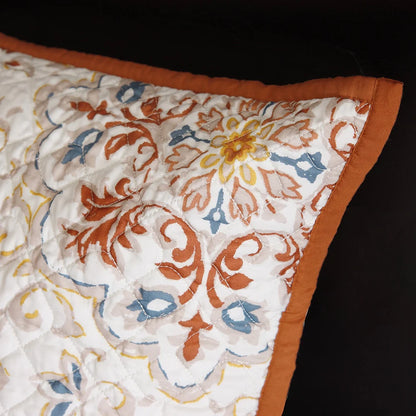 Madison Park Tissa 6 Piece Printed Quilt Set with Throw Pillows