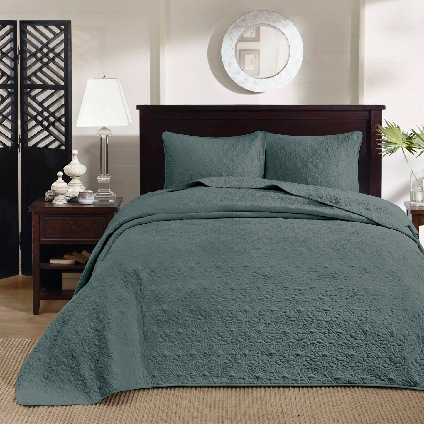 Madison Park Mansfield Reversible Quilt Set
