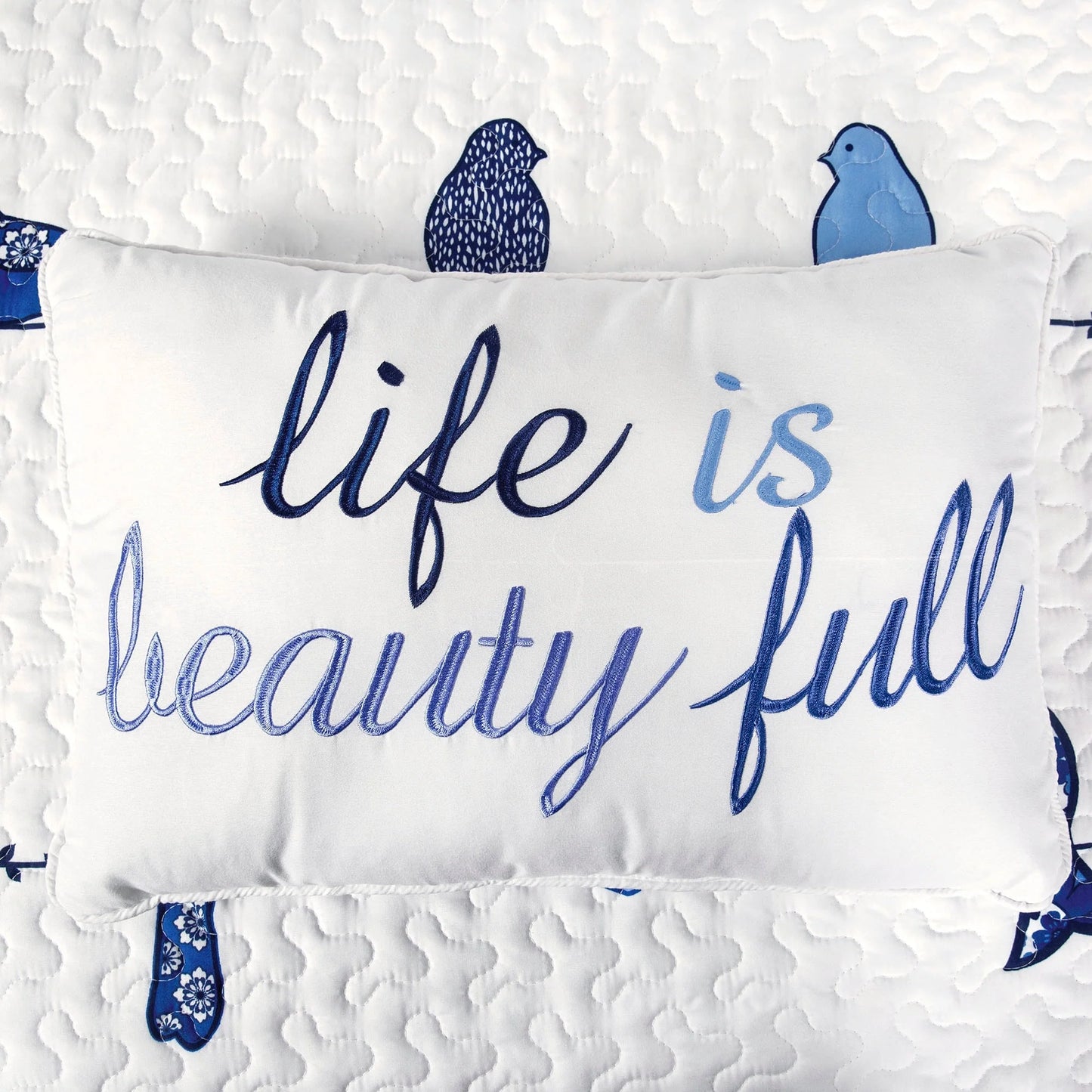 Lush Decor Rowley Birds 7 Piece Quilt Set