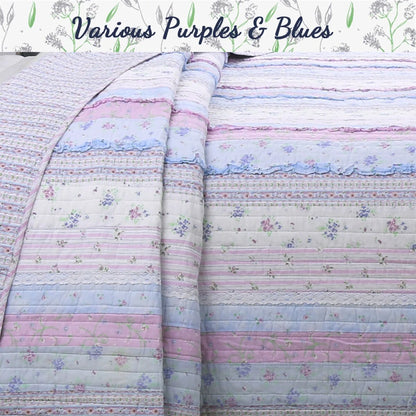 Porch & Den Gwinnett Chic Lace Quilt Bedding Set