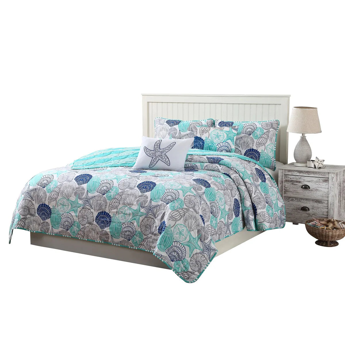 Quaint Home Kai Reversible 5-Piece Quilt Set