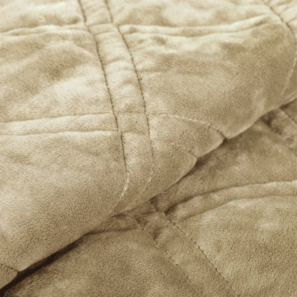 Serenta Supersoft Microplush Quilted 4 Pieces Bedspread Coverlet Set