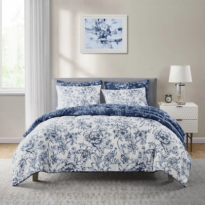 Wonderful Sophia 5-Piece Floral Pattern Comforter Set