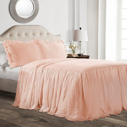 Lush Decor Ruffle Skirt Bedspread Set