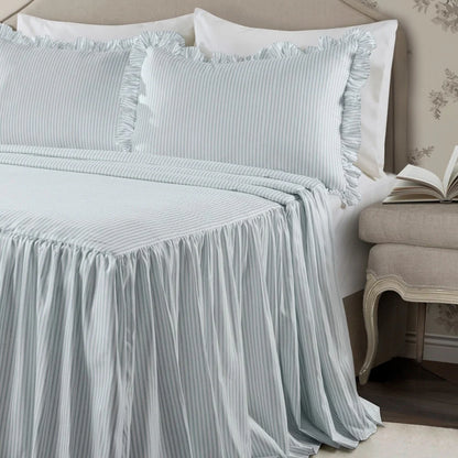 The Gray Barn Lazy Acres Ticking Stripe Bedspread Set
