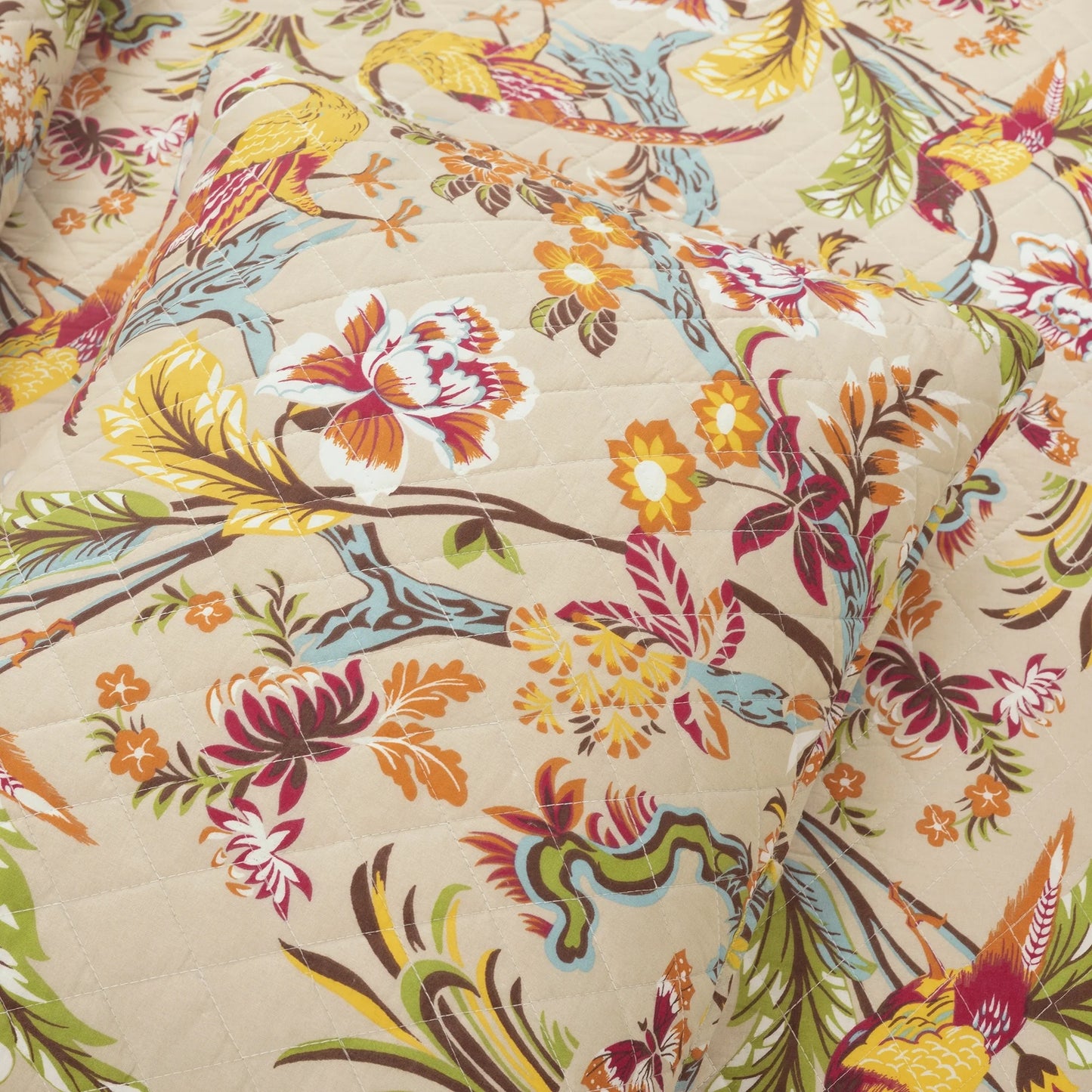 Lush Decor Dolores 3 Piece Cotton Quilt Set