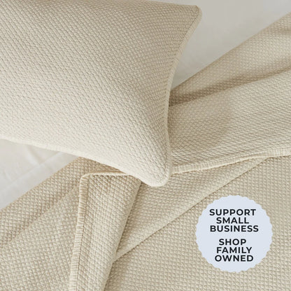 Linery & Co. Soft Stonewashed Stitched Lightweight Quilt Set