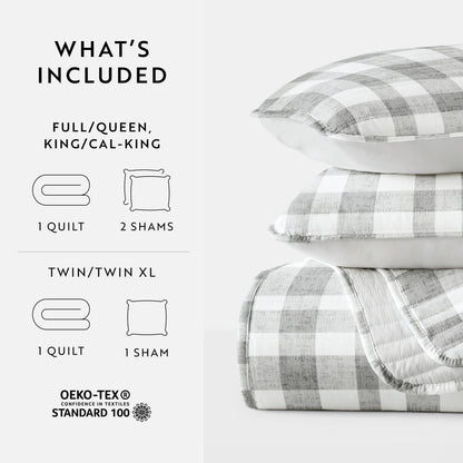 Becky Cameron All Season 3 Piece Reversible Patterned Quilt Set