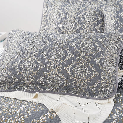 Serenta Mystic Printed Reversible 7-piece Bedspread Coverlet Set
