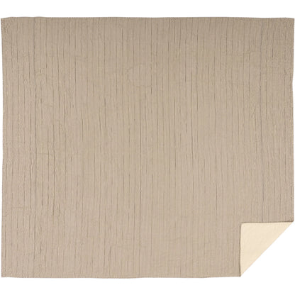 Sawyer Mill Ticking Stripe Quilted Coverlet