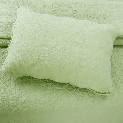 Copper Grove Sagano Blantyre Scalloped Edge Cotton 3-piece Quilt Bedding Set