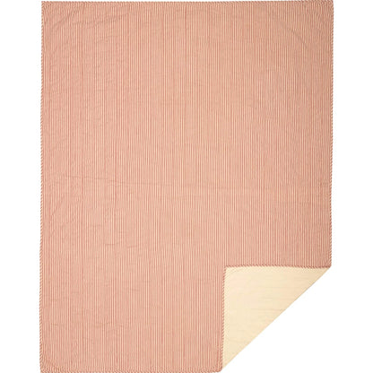 Sawyer Mill Ticking Stripe Quilted Coverlet