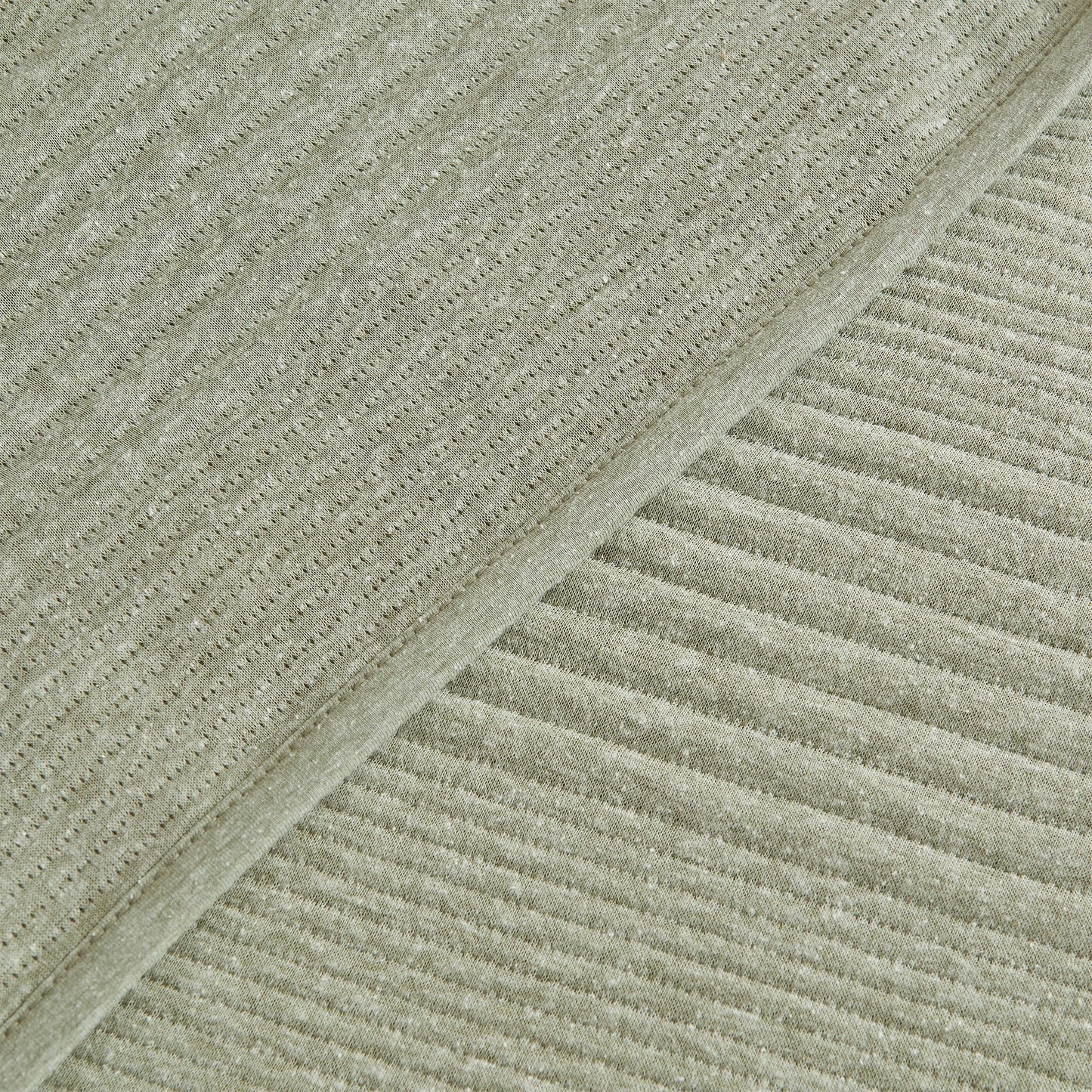 Linery & Co. Cotton Blend Jersey Knit Channel Stitch Quilt Set