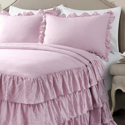 The Gray Barn Molly Mae Ruffle Skirt Bedspread Set