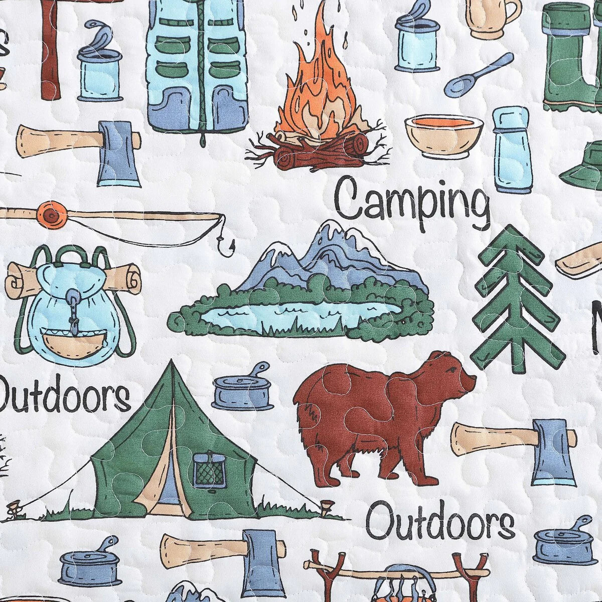 Camp Site Quilt Set