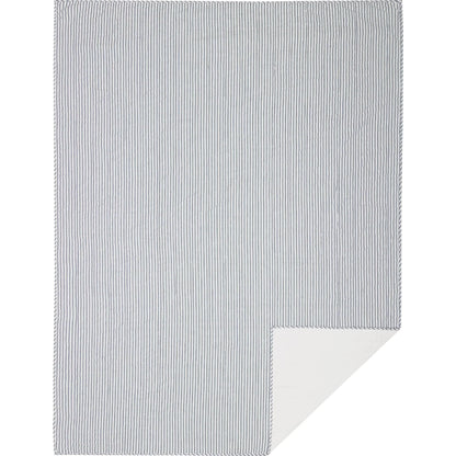 Sawyer Mill Ticking Stripe Quilted Coverlet