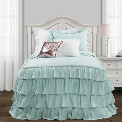 The Gray Barn Molly Mae Ruffle Skirt Bedspread Set