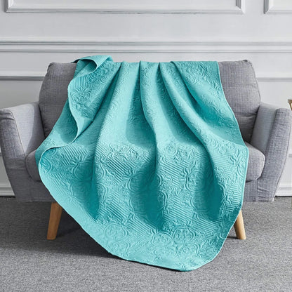 Sophia & William Bed Quilt Bedspread Coverlet - Reversible, Lightweight