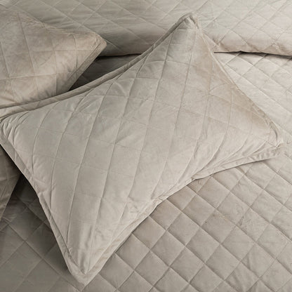 Serenta Velvet Quilts 5 Piece Ultra Soft Floor Touching Bedspread Set