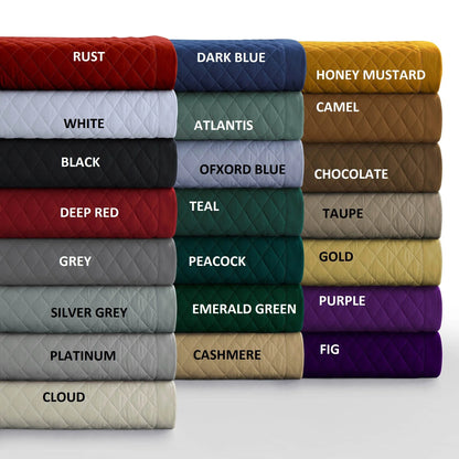 Brisbane Solid Oversized Quilt Set
