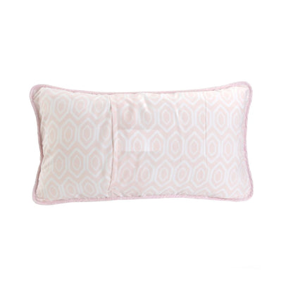 Cozy Line Pretty in Pink Girly Ruffle Pink Cotton Quilt Bedding Set with 2 Throw Pillows