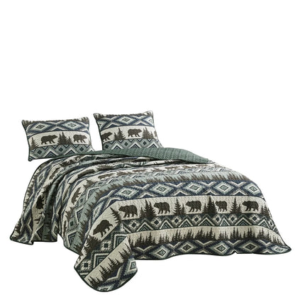 Bear Claw 3 Piece Bedspread