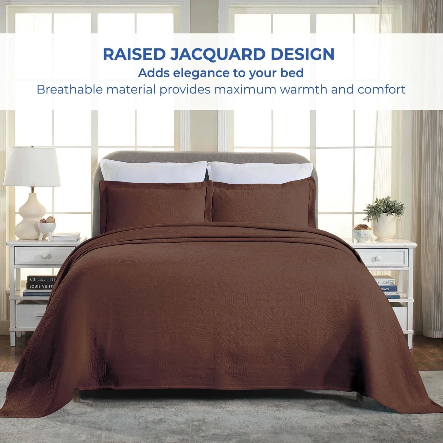 Superior Celtic Circle Cotton Decorative Bedspread Set