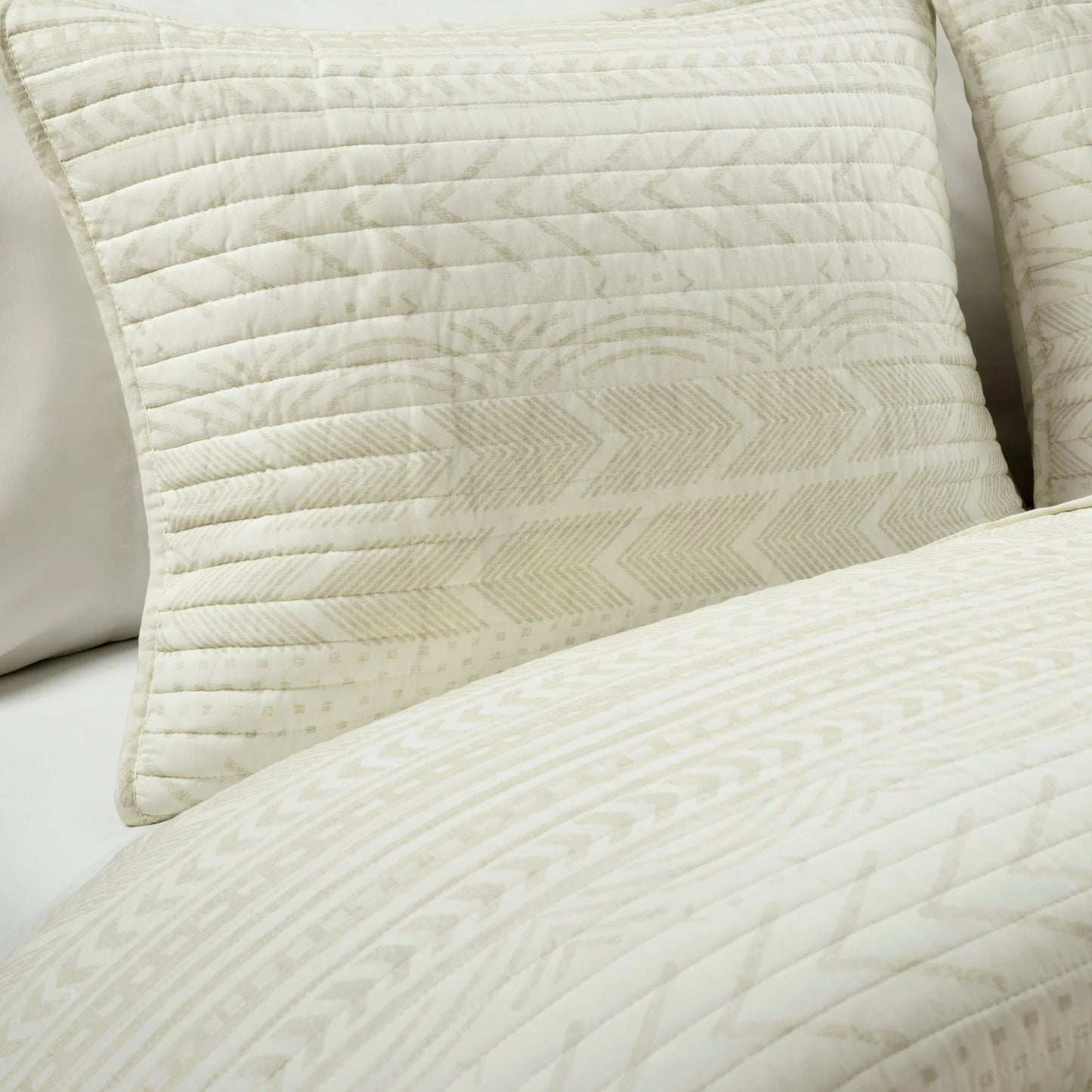 Lush Decor Hygge Geometric Pattern 3-piece Quilt Set