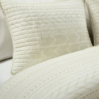 Lush Decor Hygge Geometric Pattern 3-piece Quilt Set
