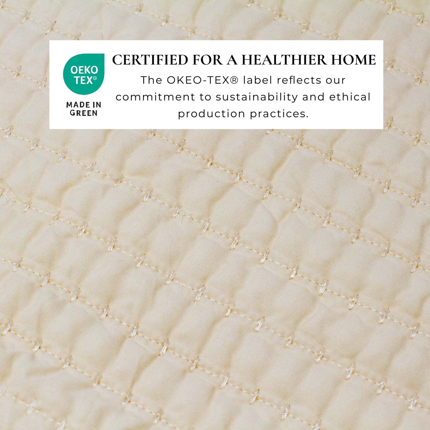 Linery & Co. Detailed Channel Stitch Microfiber Quilt Set With Shams.