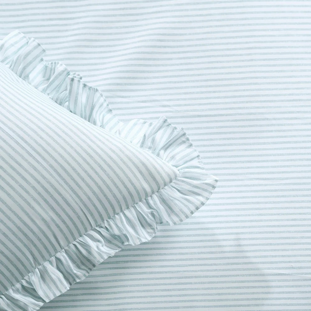 The Gray Barn Lazy Acres Ticking Stripe Bedspread Set