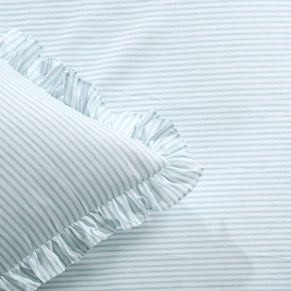 The Gray Barn Lazy Acres Ticking Stripe Bedspread Set
