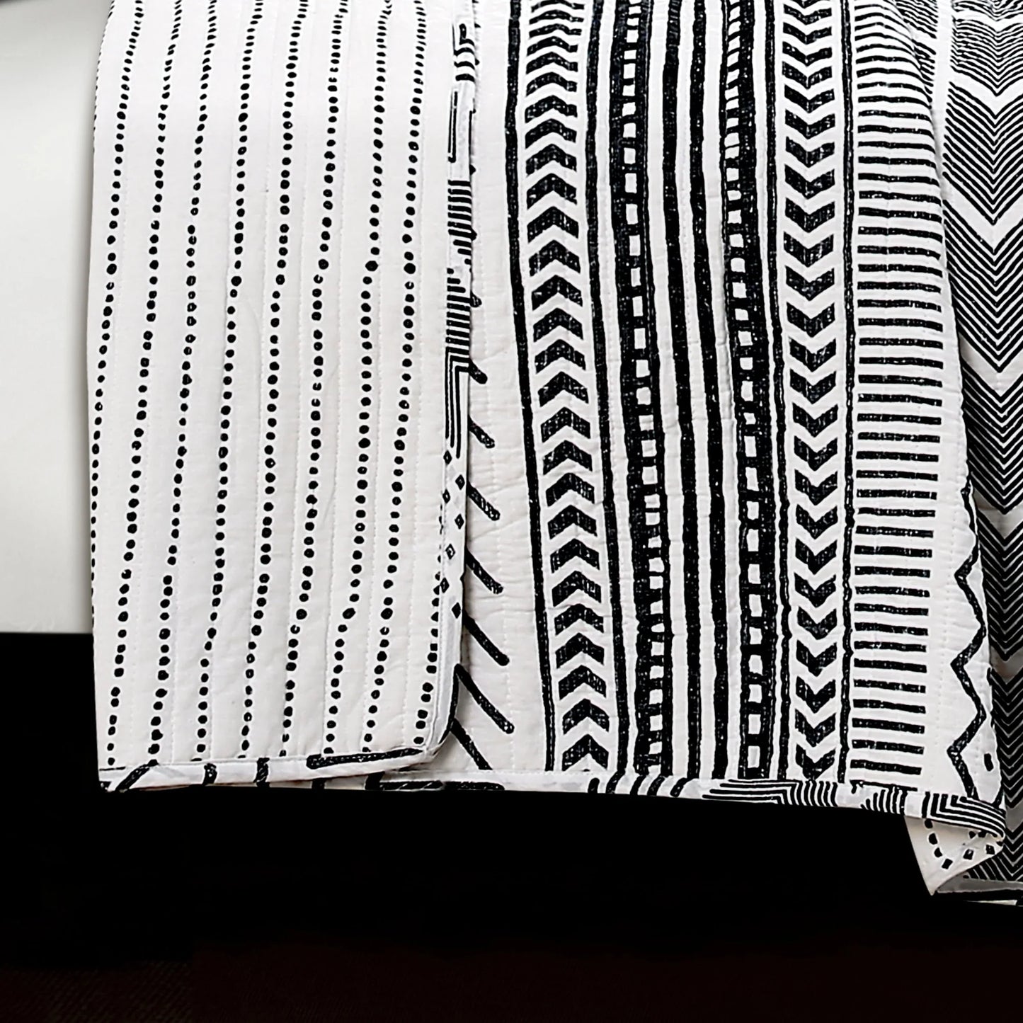 Lush Decor Hygge Geometric Pattern 3-piece Quilt Set