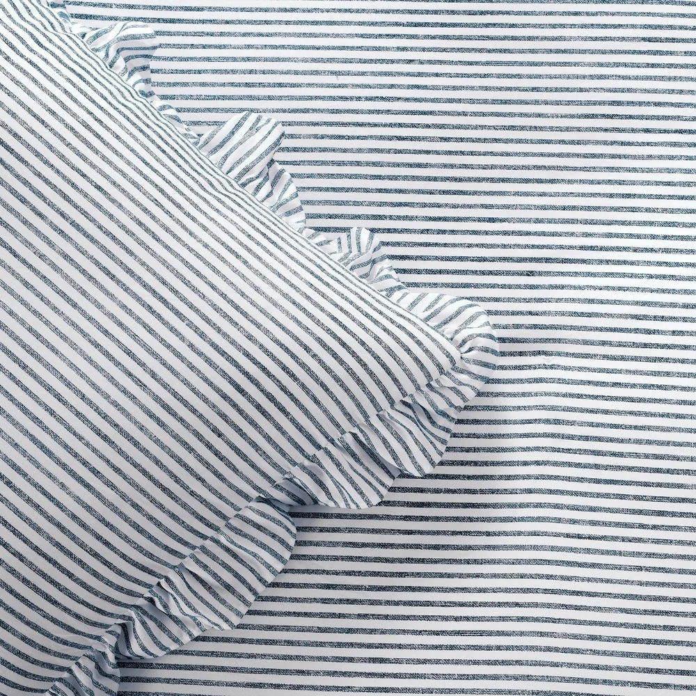 The Gray Barn Lazy Acres Ticking Stripe Bedspread Set