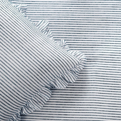 The Gray Barn Lazy Acres Ticking Stripe Bedspread Set
