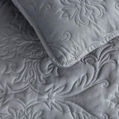 Sophia & William 2/3 Pieces Quilt Set, Reversible Microfiber Bedding Bedspread Coverlet Set