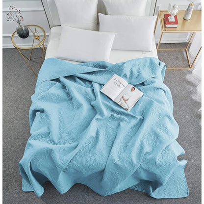 Sophia & William Bed Quilt Bedspread Coverlet - Reversible, Lightweight
