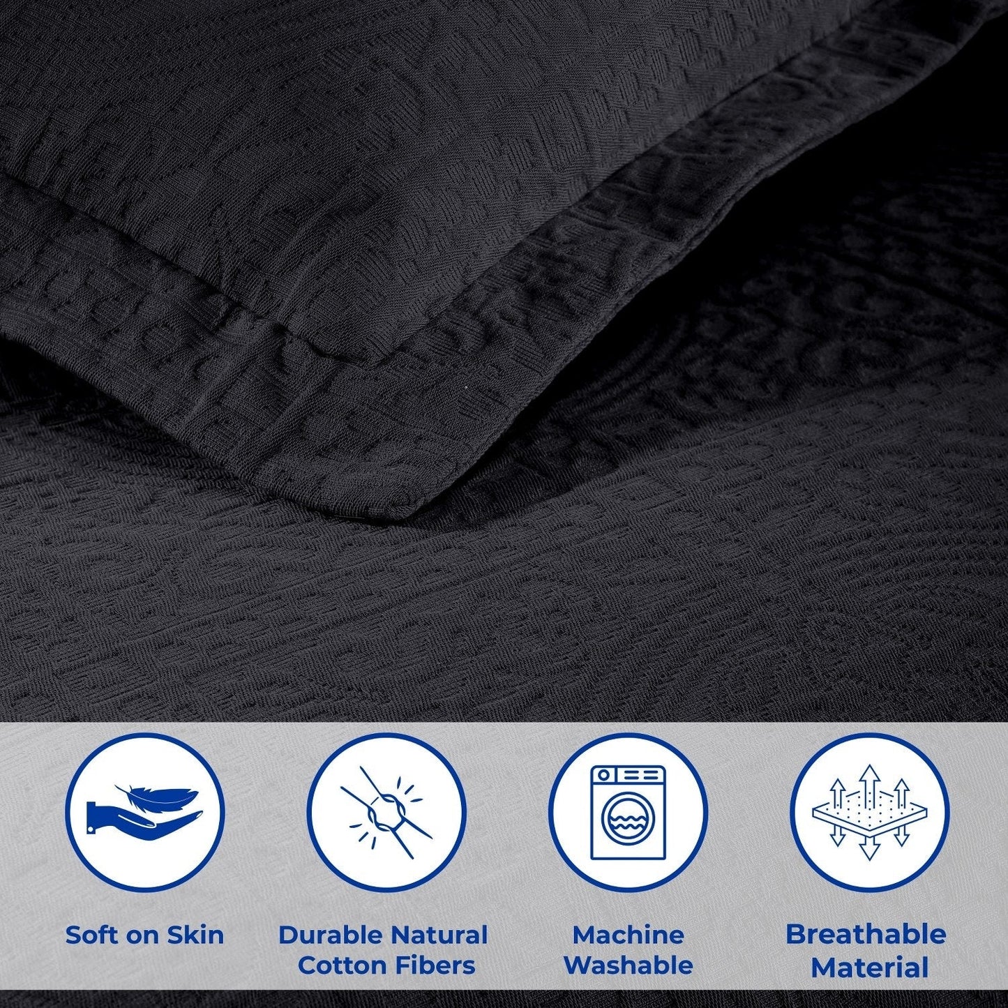 Superior Fleur De Lis Cotton Decorative Bedspread Set