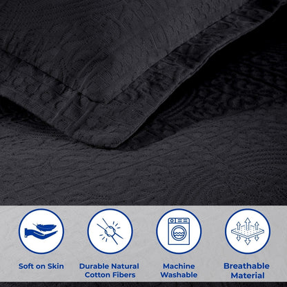 Superior Fleur De Lis Cotton Decorative Bedspread Set