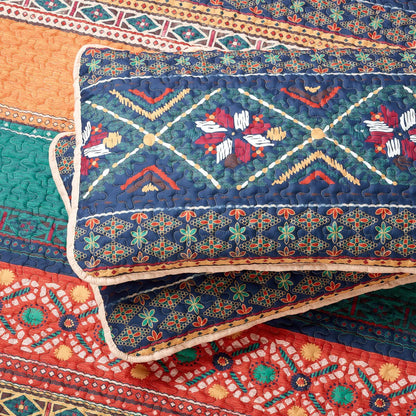 Nanshing Janine 3 Piece Bohemian Quilt Set