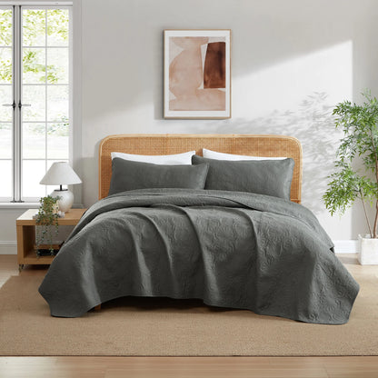 HLC.ME Benji - 3 Piece Size Quilt Set, Lightweight Bedspread Coverlet Set