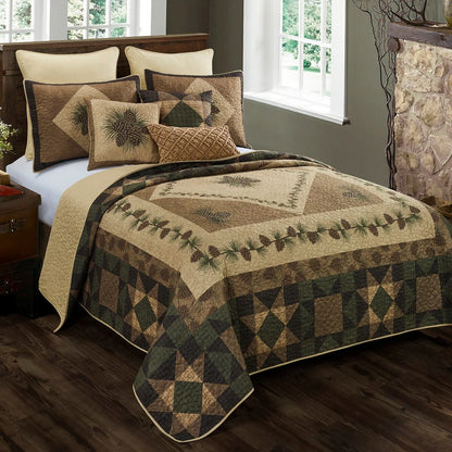 Donna Sharp Antique Pine 3-PC Quilt Set
