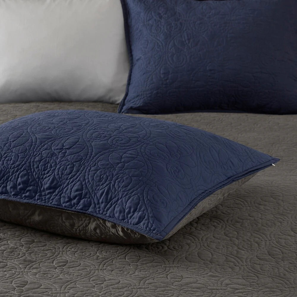 Madison Park Mansfield Reversible Quilt Set