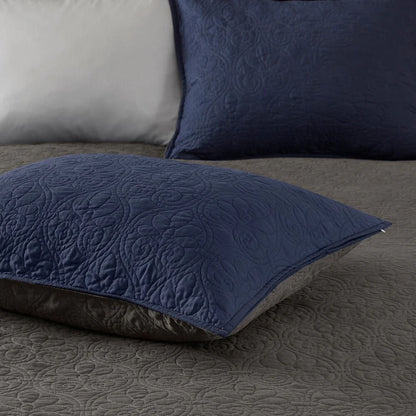 Madison Park Mansfield Reversible Quilt Set