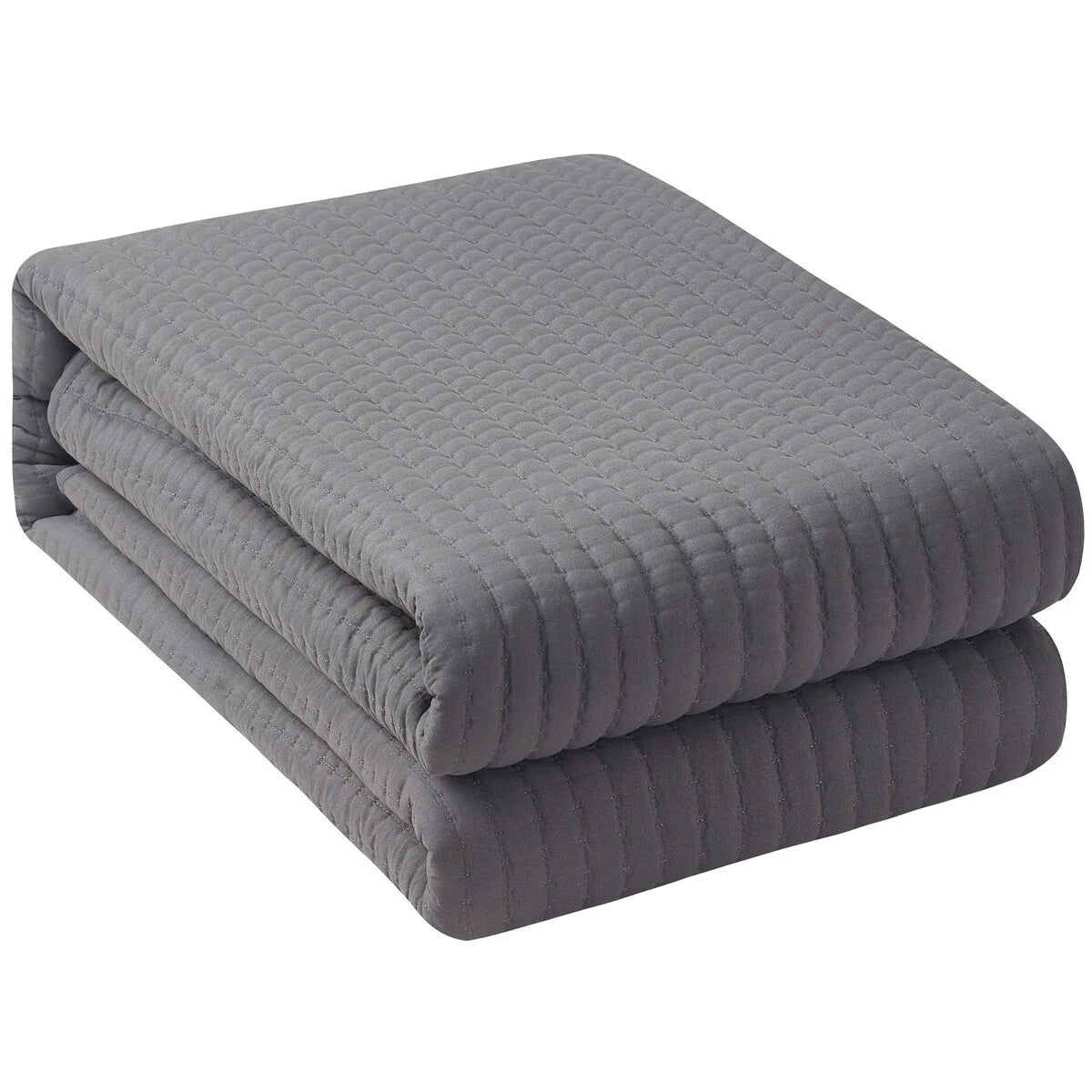 Nanshing Cassidy 7 Piece Solid Color Waffle Quilt Set